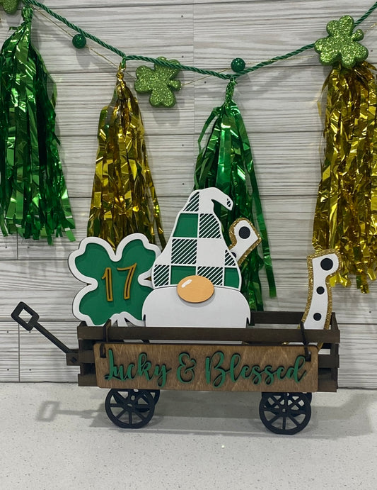 St. Patrick’s Day Wagon Decor Set